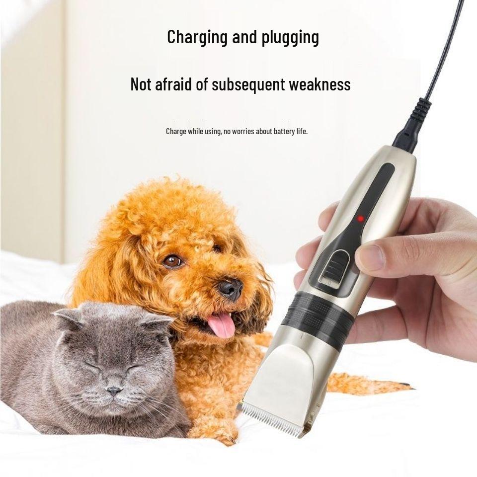 Домашняя электрическая машинка для стрижки шерсти для собак и кошек - Бритва для крупных собак и шерсти на лапах тедди