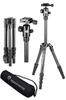 Manfrotto Element Small Black Carbon 6kg Load 5 Leg 3 Leg Angle Compact and Carrying Case Included Tripod, Fiber, Capacity, Positions, Adjustments,