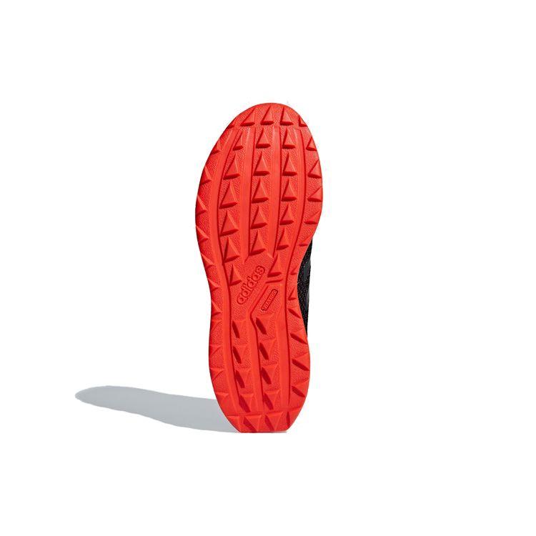 adidas Neo Questar Trail Тканые Амортизирующие Нескользящие Низкие Кроссовки для Бега Мужские Кроссовки Черно-Красные BB7490