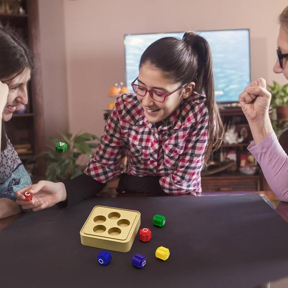 Набор для игры в гонги Традиционная игра 5 камней Подбрасывание Игры с футляром Корейские бабки Камешки Игра для фанатов ТВ