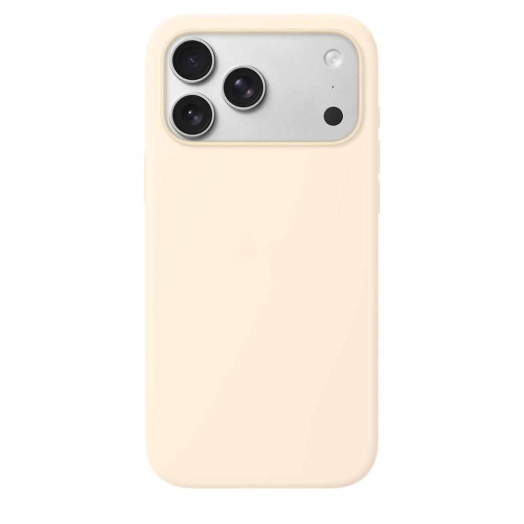Мягкий чехол из жидкого силикона для iPhone 17 Pro Max - Однотонный, Защитный корпус от падений.