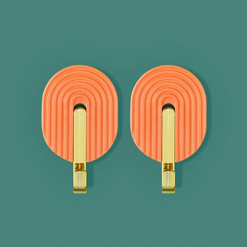 4шт настенный пластиковый самоклеящийся крючок многофункциональный вешалка для полотенец для ванной комнаты кухонный сильный наноклеевой крючок для задней двери сумка вешалка для шляп