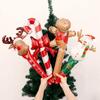 Holding Balloon Cane Candy Christmas Decoration Christmas Ornaments Foil Balloons Inflatable Stick