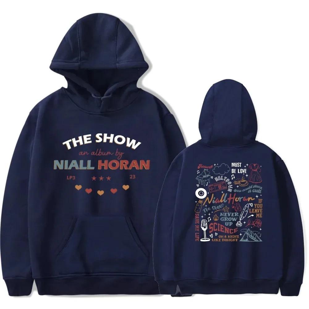 Толстовка с капюшоном Niall Horan Merch The Show Album Трек-лист TDeegray Tour Унисекс Трендовые пуловеры с капюшоном Повседневная уличная одежда Толстовка унисекс