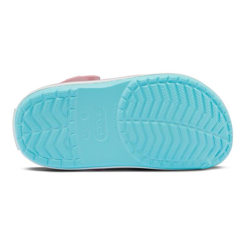 Crocs Детские сандалии Bayaband Crocband Casual с отверстиями, нескользящие и износостойкие, сине-белые, детская модель