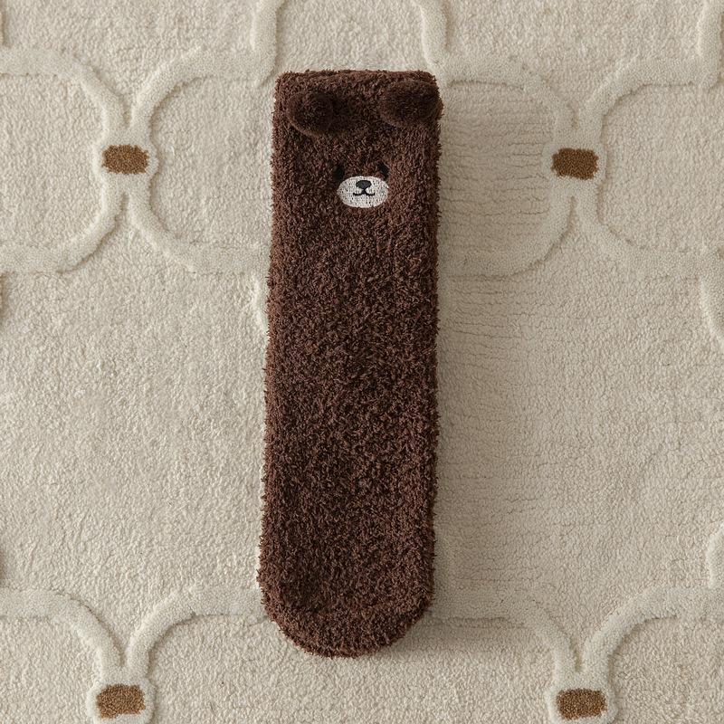 Женские носки из кроличьей шерсти с двойной иглой, зимние утолщенные, теплые, до середины икры, супертолстые, кашемировые, женские зимние носки из кроличьей шерсти