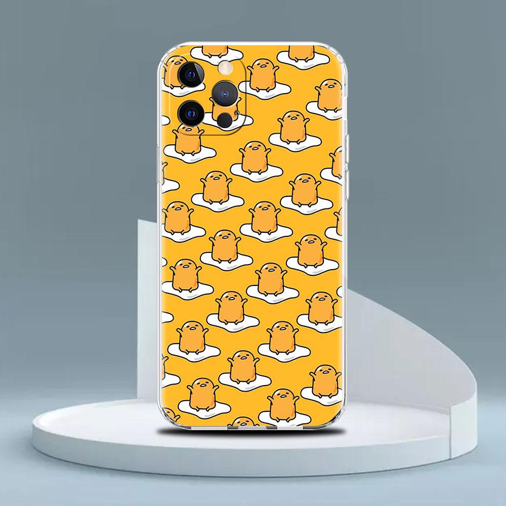 Прозрачный чехол Gudetama для Apple iPhone 14 11 13 12 Pro 7 8 Plus XR X XS Max 6 6S 14Pro, силиконовый чехол для телефона