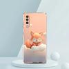 Милый Животный Лис Прозрачный Чехол для Телефона для Samsung Galaxy A16 A14 A12 A22 A24 A42 A03S A06 A50 A70 A20 A30 A40 Мягкий ТПУ Чехол