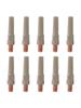 10PCS NonStick Coating Welding Nozzles for 15AK For MIG Promotes Clear Weld Path and Reduces Slag for Better Results