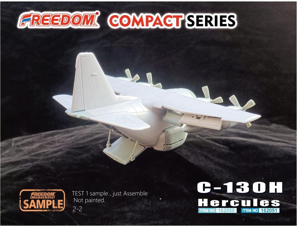 Комплект для моделирования Freedom Compact Series Американский тактический транспортный самолет Пластиковая модель FRE162051 Немасштабная модель C-130H