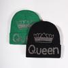 Pattern Crown Queen Winter Beanie Knitted Cap Warm Breathable Fashion Gifts