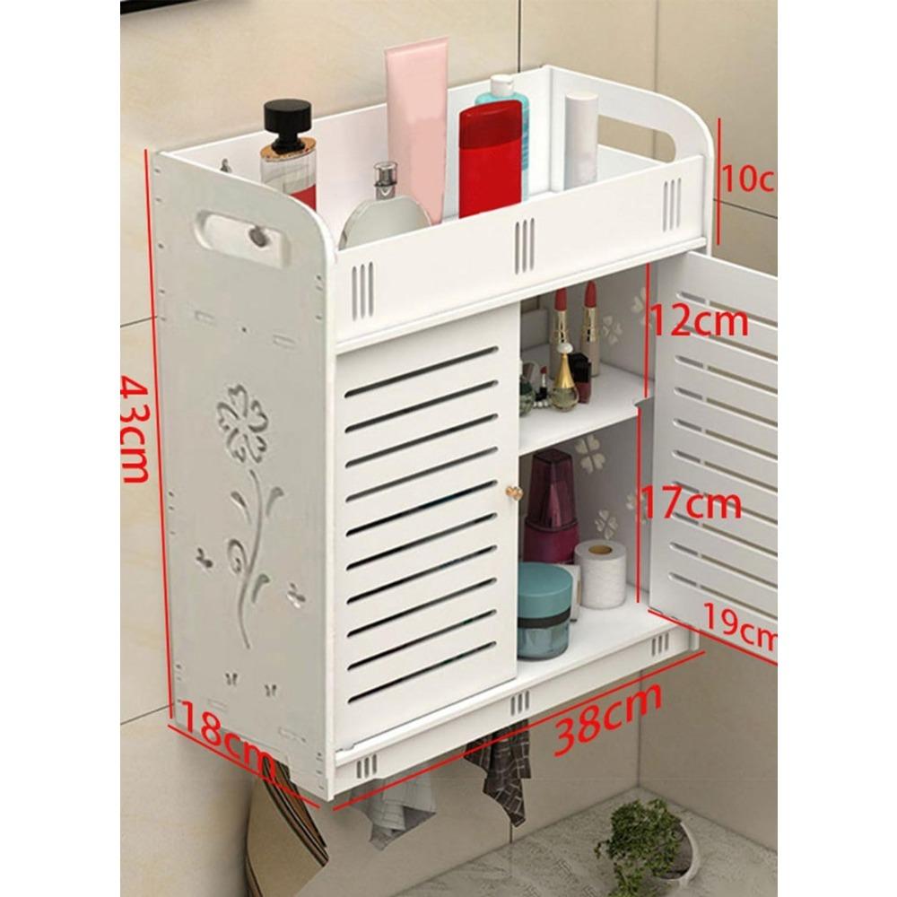 Стеллаж для хранения в ванной комнате, раковина для унитаза без перфорации, шкаф для хранения косметики, настенный стеллаж для хранения в ванной комнате