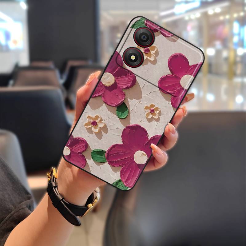 Милый ТПУ чехол для телефона ZTE Blade A34 Защитный Прочный Чехол для телефона Модный дизайн Водонепроницаемый Силиконовый Противоударный