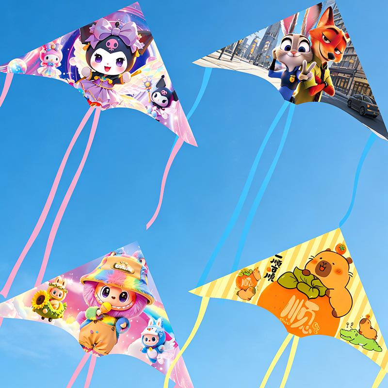 Воздушный змей Labubu Animal City Dynamic Cartoon Kite 2026, 1,2 метра, для использования на открытом воздухе.
