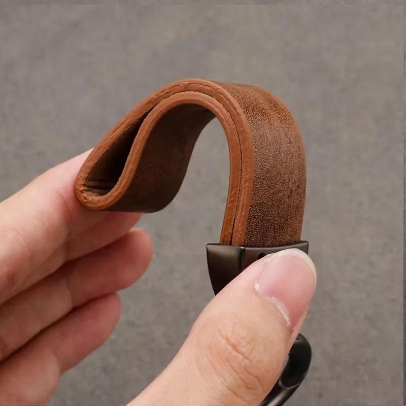 Citroen Logo Car Vintage Leather Keychain Ring Zinc Alloy Chain Key For Citroen C1 DS3 C2 C3 Vts C4 Saxo C4L C5 C6 C8 Xsara