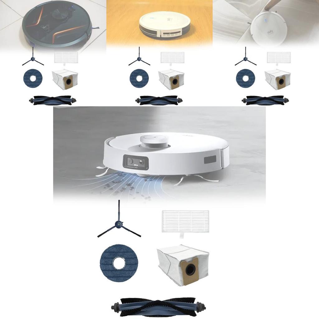 Аксессуары для пылесоса Eufy Omini C20 со щетками, фильтрами, пылесборником для домашнего использования
