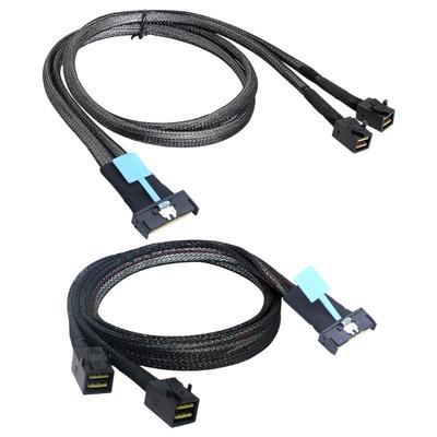 Адаптер-удлинитель PCIE Gen5 8X на 2 MINI SFF-8087 для сервера, высокоскоростной, кабель для подключения сервера, замена