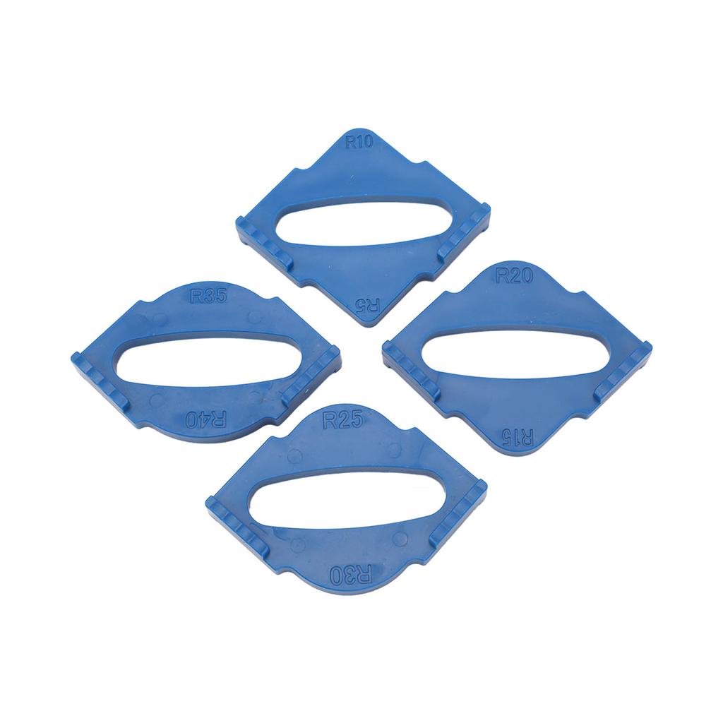 4 шт. Шаблон для фрезера для скругления углов R5 R10 R15 R20 R25 R30 R35 R40