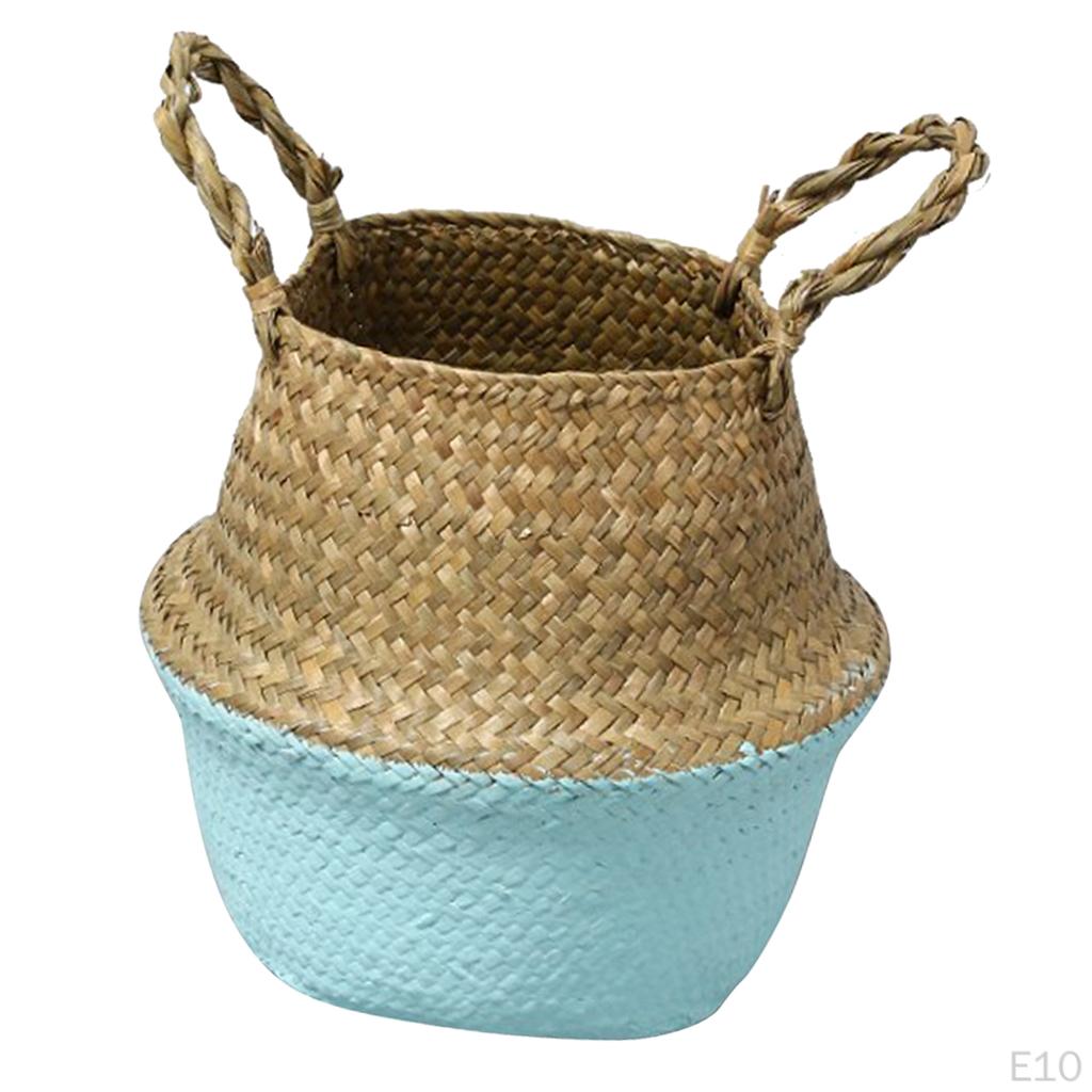 Корзина для живота Panier Хранение Горшок для растений Складная Сумка-тоут для рассады Прачечная с ручками