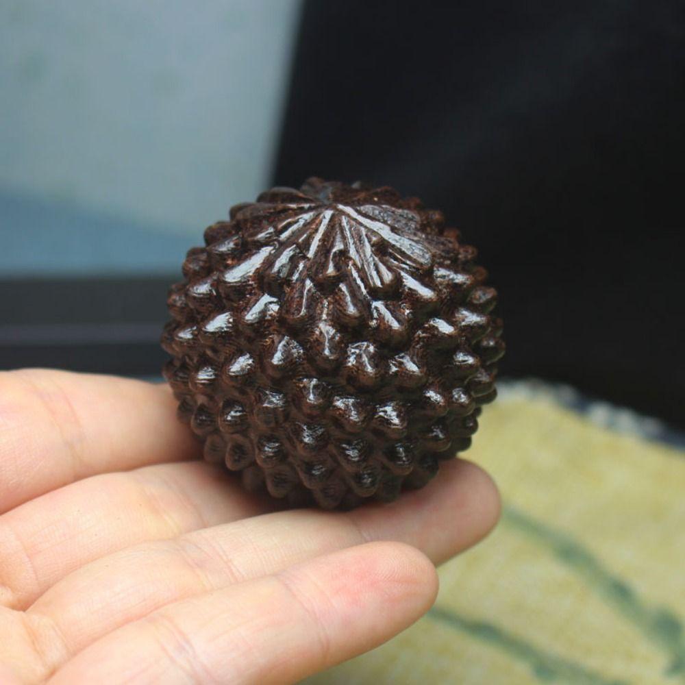 Массажный мяч из орехового дерева для рук, дуриан, агаровое дерево, фитнес-мячи для запястья и пальцев, упражнения