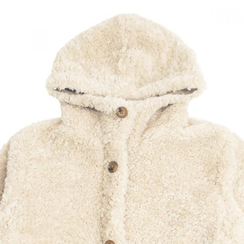 Bluetail Beige Shearling Coat Azh4ct01bg