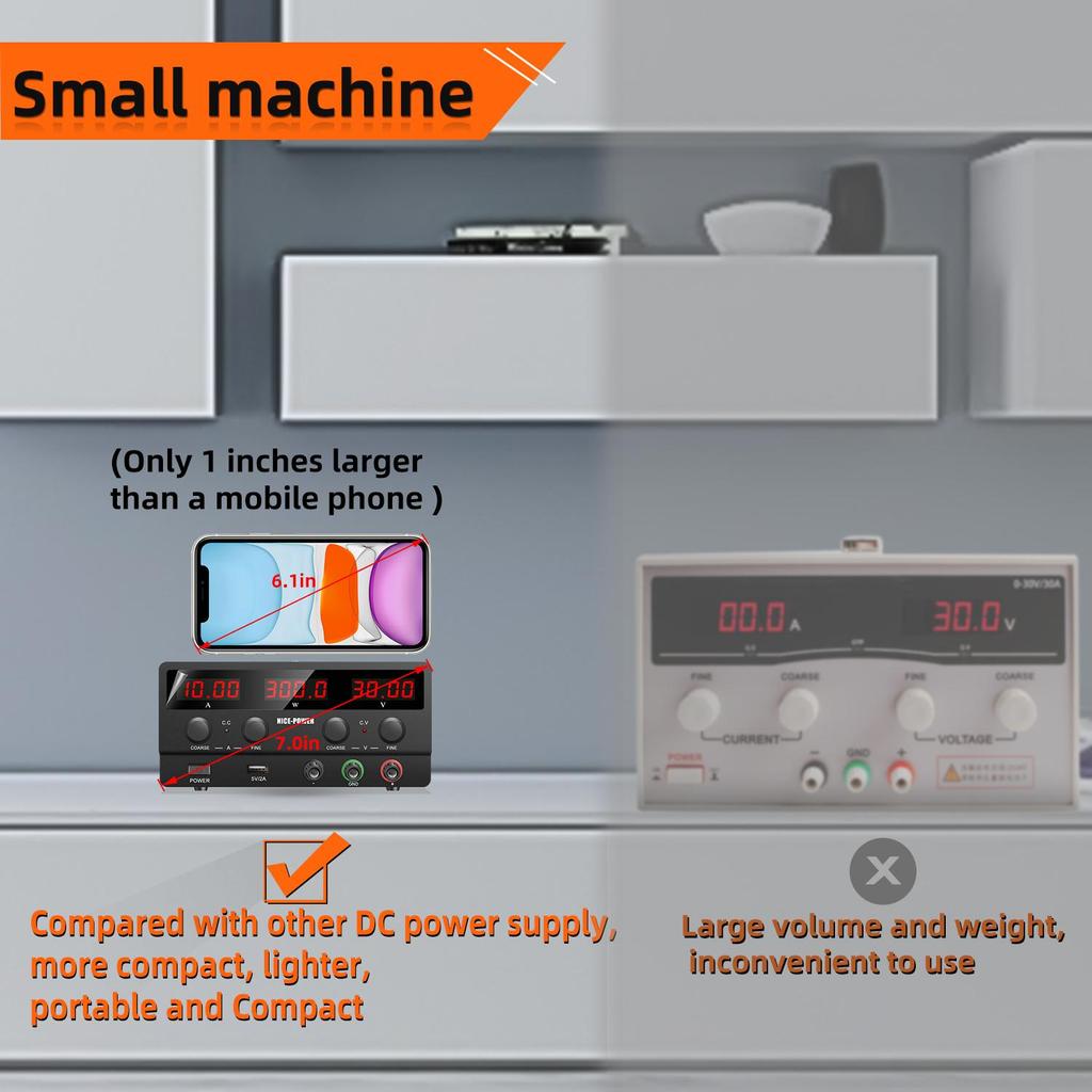 USB регулируемый лабораторный источник питания постоянного тока, лабораторный регулируемый регулятор напряжения 30 В, 10 А, стабилизатор, импульсный настольный источник питания