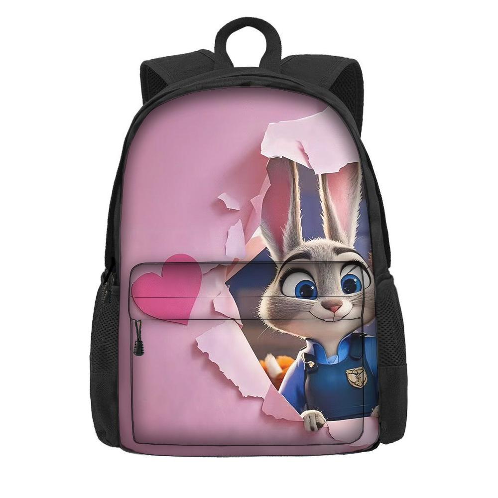 Мультяшный рюкзак на тему «Зверополис 2» для учеников начальной школы, большая вместимость, легкий рюкзак на два плеча