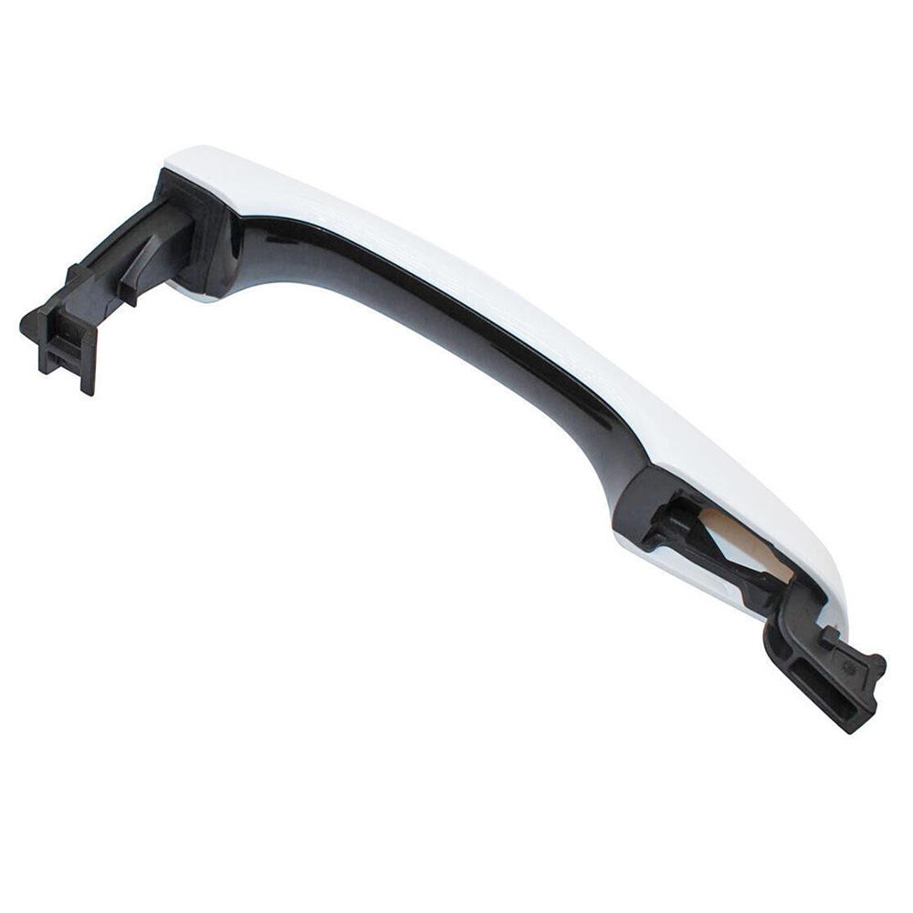 Дверная ручка белая для Hyundai Elantra 2017-2020 передняя правая наружная #82661-F2010