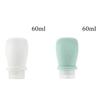 1/2pcs Soft Silicone Travel Bottles 30/60/90ml Empty Squeeze Tubes For Lotion Leakproof Skin Care Products Container Travel