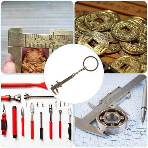 Digital Caliper, Mini Caliper, Portable Caliper, Pocket Caliper, Keychain Pendant, Caliper Measuring Instrument, Internal and External Diameter Measur