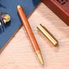 Business Ballpoint Pen Wood Body Writing Tools Creative Gel Pen  Students Gift