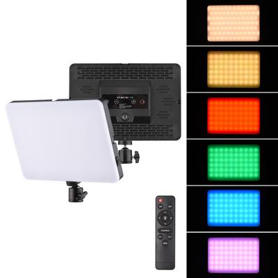 38 Вт RGB-светильник для видеосъемки с подставкой CClamp, двухцветная температура 32005500K с регулируемой яркостью