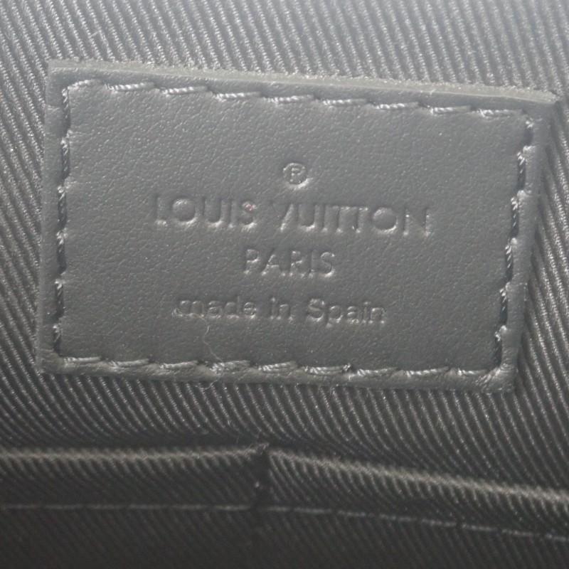Louis Vuitton M57080 Наплечная сумка черная телячья кожа мужская