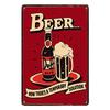 Poster Beer Signs Vintage Plaque Bar Decoration Metal Plates For Wall Shabby Chic Home Decor 20x30 cm