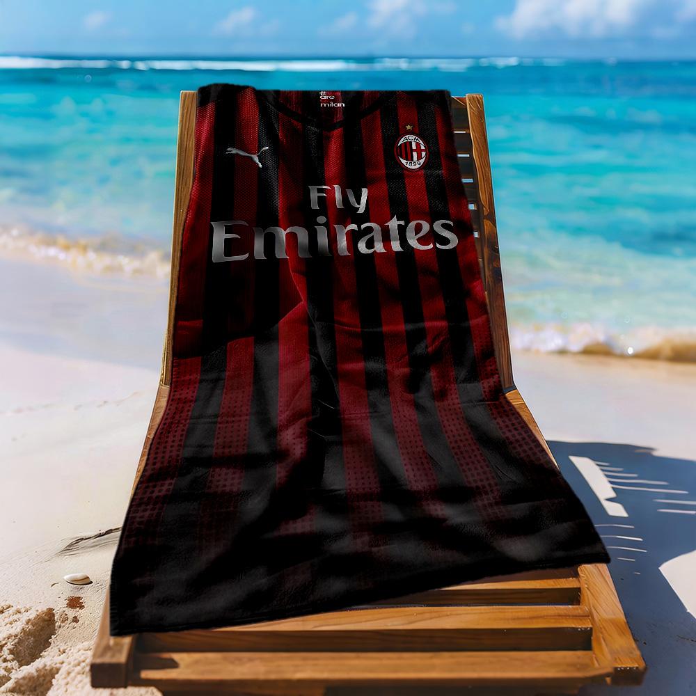 Ac Milan Beach Towel Soft Durable Quickdry Comfortable Lightweight