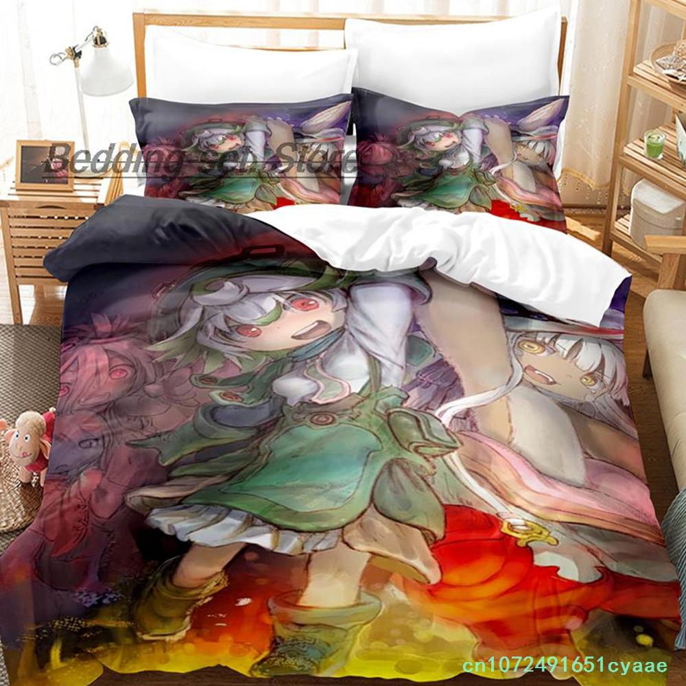 Новый постельный комплект Made In Abyss Односпальный Полуторный Двуспальный Кингсайз Комплект для кровати Взрослый Детский Спальня Комплекты пододеяльников 3D Аниме Комплект простыней