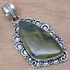 Pendant Newlite Jasper Gemstone Valentine'Day Gift Silver Jewelry 2.5"