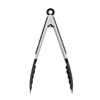 Craftsman's Way 66 Nylon All-Purpose Tongs with Stopper, Black, 240mm