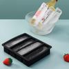 Полоскообразные формы для льда Гигантские силиконовые кубики льда Квадратная форма Нетоксичные Прочные Винные кубики льда Формы для легкого извлечения кубиков льда