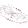 Sun Lounger Brown 198 x 55 x 58.5 cm Solid Teak Wood