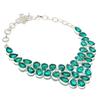 Indicolite Tourmaline Gemstone 925 Sterling Silver Jewelry Necklace 18" R1q16