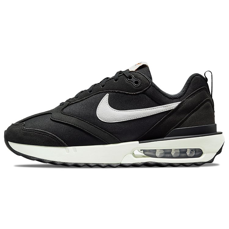 Nike Air Max Dawn Black Summit Белые женские кроссовки металлик-серебристый Total-Orange DC4068-001