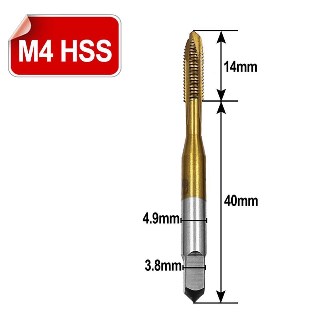M3/M4/M5/M6/M8 Метрическая прямая гофрированная резьба Метчик-заглушка Метчик
