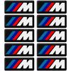 10 шт. Для M Наклейка X1 X3 X4 X5 X6 X7 e46 e90 f20 e60 e39 f10 Автоаксессуары Наклейка в салон автомобиля Наклейка на руль автомобиля