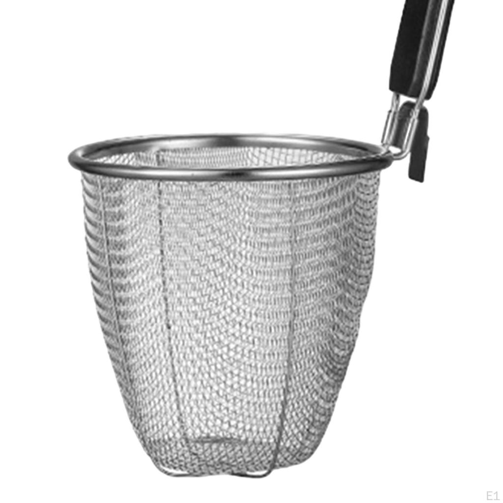 Deep Fryer Basket Pasta Noodle Strainer Mesh Food Dumpling for Onion Rings