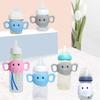 Elephant Pattern Baby Bottle Handle Transitional Sippy Cup Handle Grip for Baby Bottle Universal Removable Grip Portabl