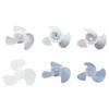 Small Power Mini Plastic Fan Blade 3 Leaves For Hairdryer Motor