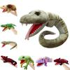 Adorable Lizard Puppet Plush Toy Soft Reptile Stuffed Animal For Kids Customizable Picture Design Short Plush 50cm Height