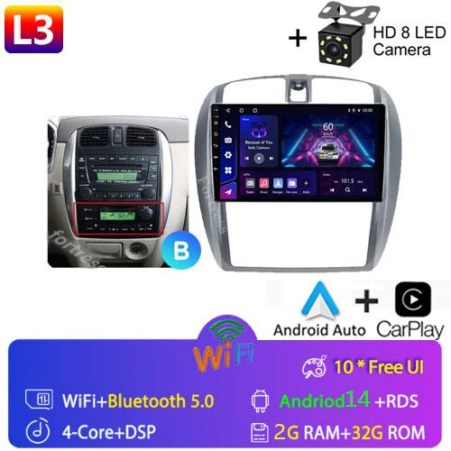 Fortress 8G+128G QLED автомобильное радио для Mazda 323 BJ 2000-2003 мультимедийный видеоплеер автонавигация Android 13 2din DVD головное устройство