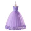 Summer Tulle Flower Girls Dress for Wedding Party Child Princess Pageant Long Gown Kids Dresses for Girls Formal Evening Dress